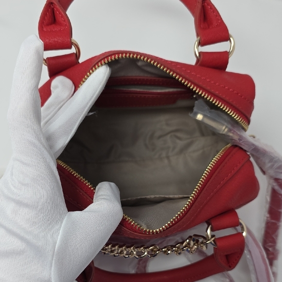 Lauren Conrad LC Mini Satchel Crossbody – Red – NWT - Picture 6 of 15